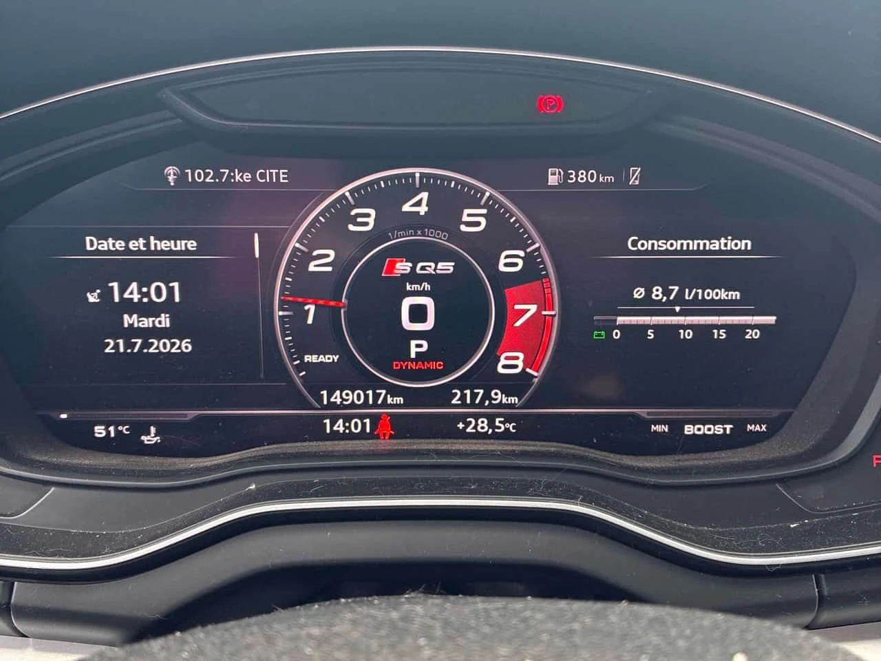 Audi SQ5 QUATTRO * MATRIX * DIGITAL* ПАНОРАМА* , снимка 8 - Автомобили и джипове - 55374275