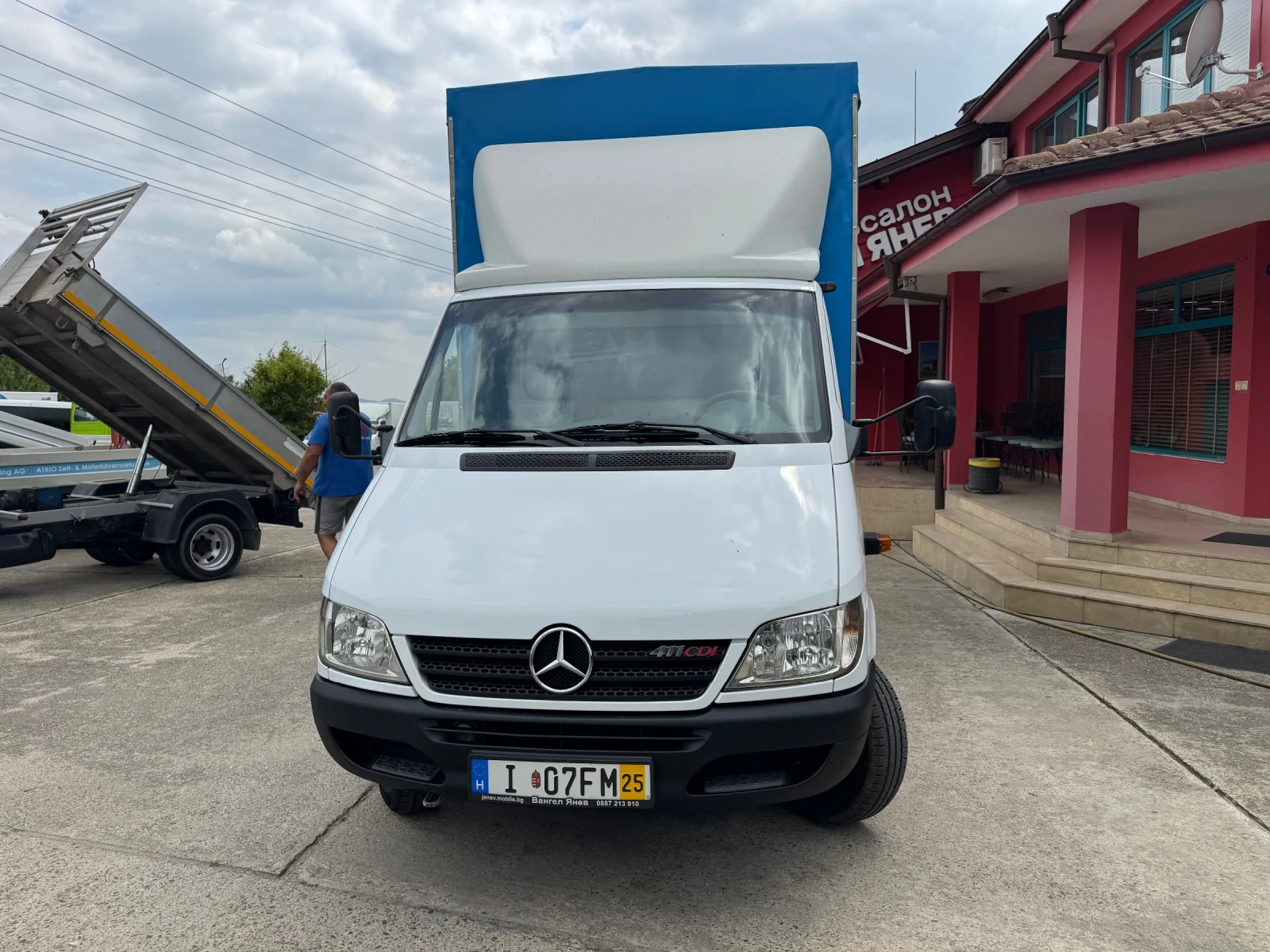 Mercedes-Benz Sprinter 411 CDI* Климатик* Двустранна щора - изображение 2