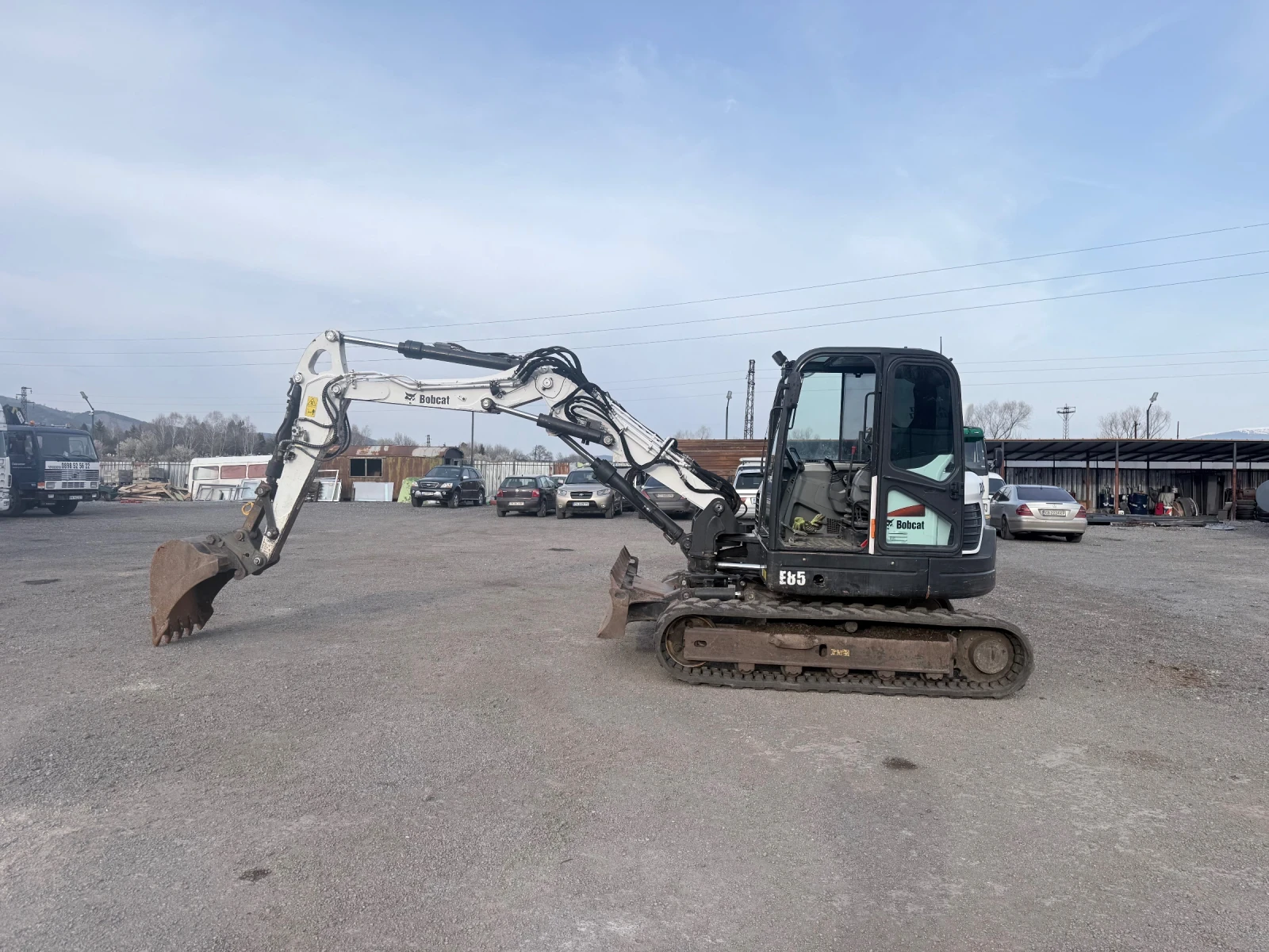 Багер Bobcat Е85 2 КОФИ + КЛИМАТИК, снимка 3 - Индустриална техника - 54184571