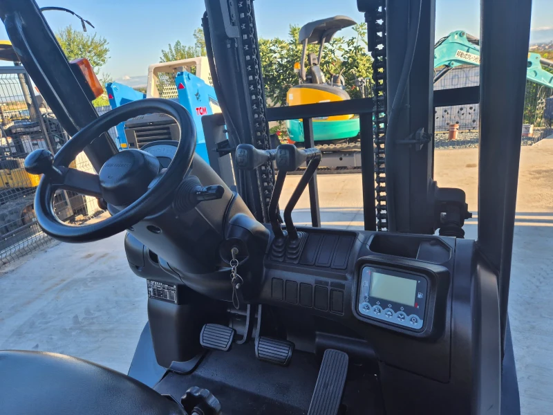 Мотокар Mitsubishi UniCarriers * ТУРБО ДИЗЕЛ * ПЕРФЕКТЕН * , снимка 10 - Индустриална техника - 51559056