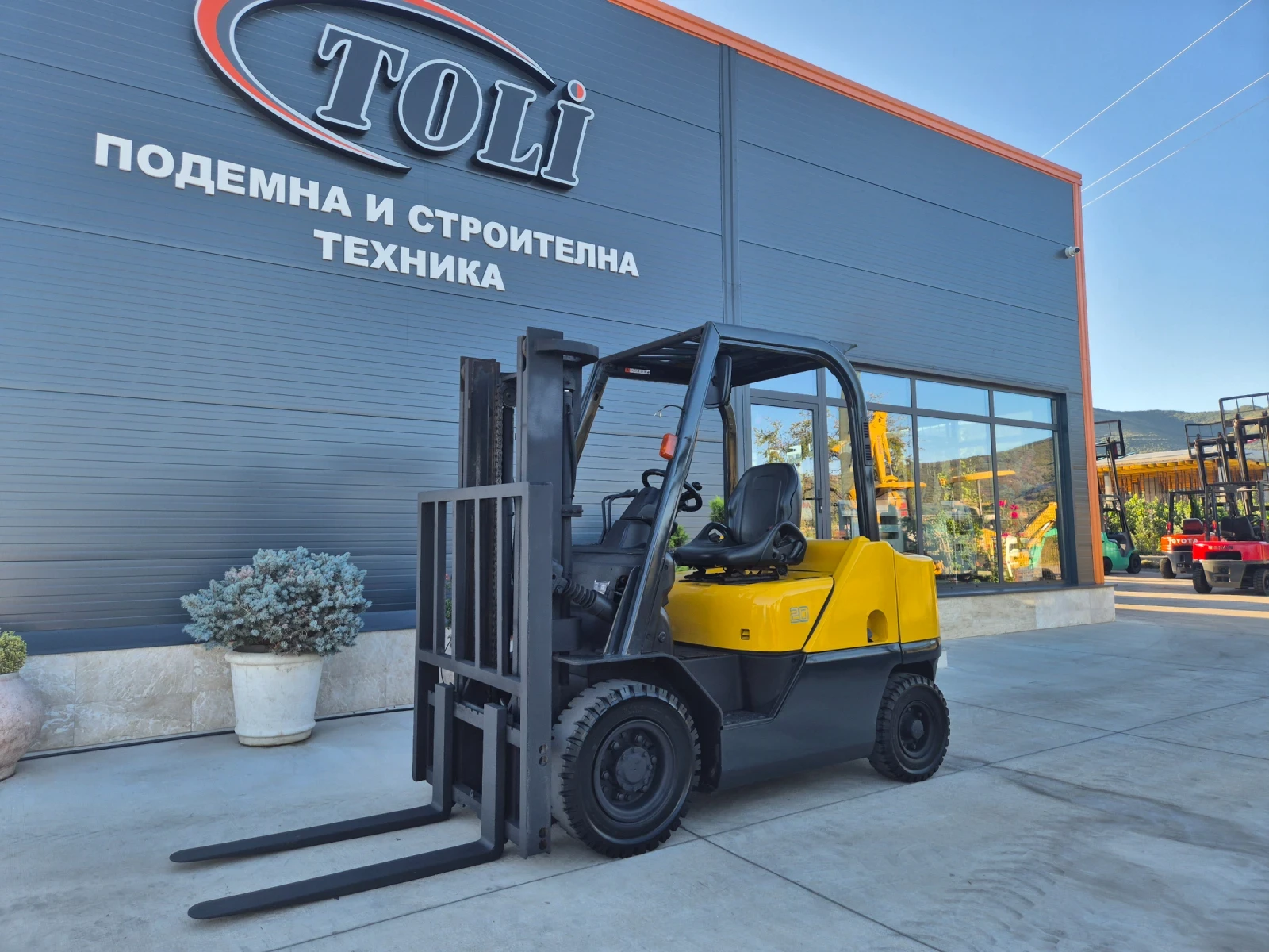 Мотокар Mitsubishi UniCarriers * ТУРБО ДИЗЕЛ * ПЕРФЕКТЕН * , снимка 1