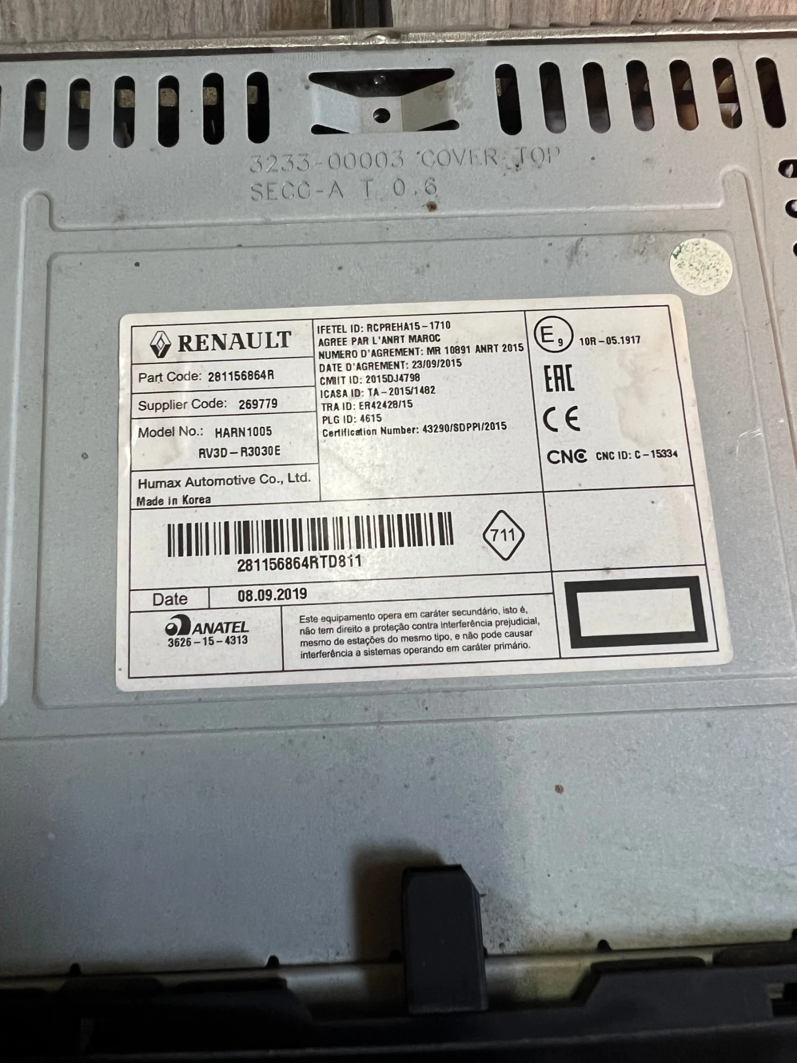 281156864R �����  USB Bluetooth Dacia 281156864R | Mobile.bg � ����������� 2