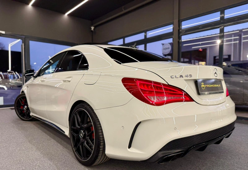 Mercedes-Benz CLA 45 AMG 4Matic* Pano* Подгрев* Carbon* Лизинг, снимка 4 - Автомобили и джипове - 52804653