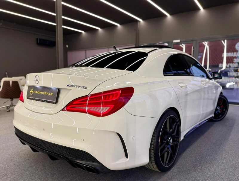 Mercedes-Benz CLA 45 AMG 4Matic* Pano* Подгрев* Carbon* Лизинг, снимка 6 - Автомобили и джипове - 52804653