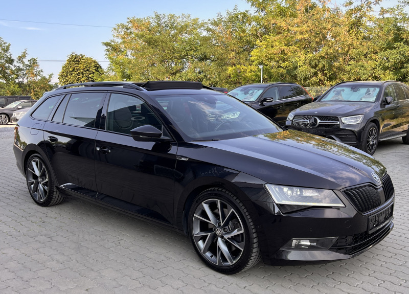 Skoda Superb 2.0TSi Sport Line 4х4 Панорама Дистроник CarPlay, снимка 2 - Автомобили и джипове - 46652556