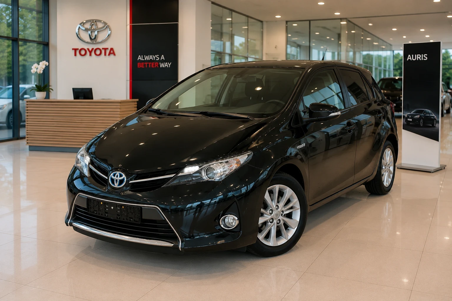 Toyota Auris 1.8 Hybrid, батерия като нова, панорама