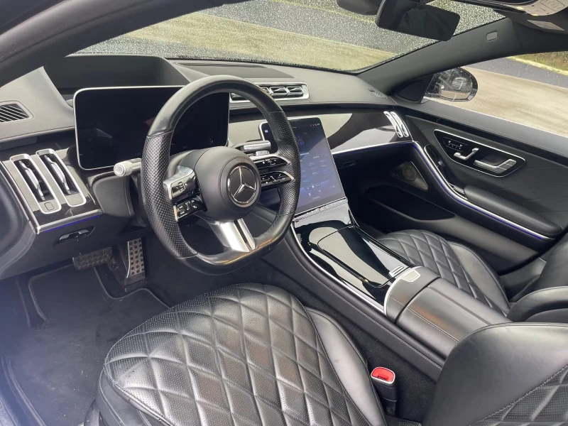Mercedes-Benz S 580 e/AMG/510HP/NIGHT-P./LONG/HUD/PANO/360/ACC/826f, снимка 9 - Автомобили и джипове - 52036255