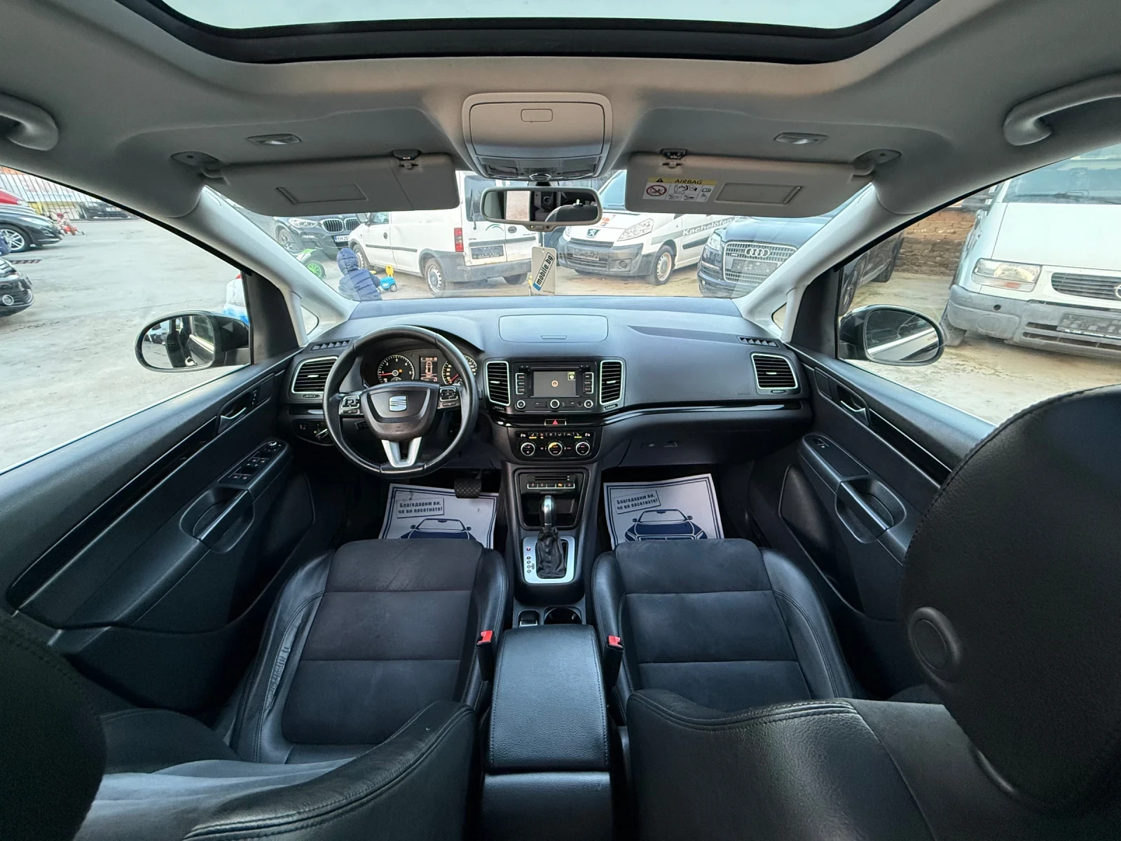 Seat Alhambra 2.0TDI FULL HIGHLINE FACELIFT, снимка 11 - Автомобили и джипове - 53862842