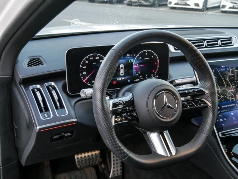 Mercedes-Benz S 400 d 4Matic = AMG Line= Гаранция, снимка 4 - Автомобили и джипове - 49317377