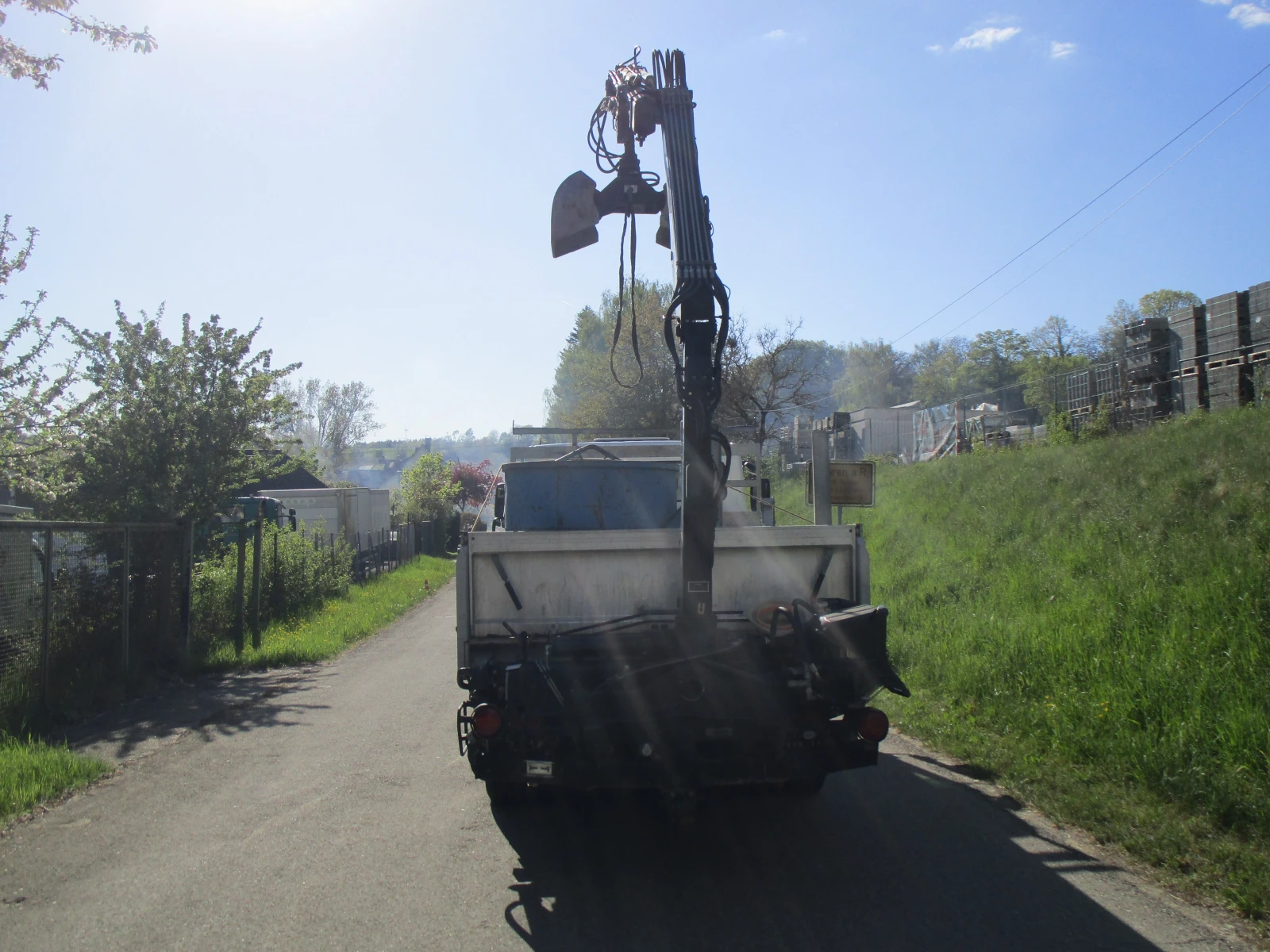 Mercedes-Benz Vario 4x4-Kран-HIAB 055-Самосвал-Клима-Печка, снимка 5 - Бусове и автобуси - 54324018
