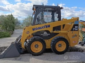 Мини челни товарачи Komatsu SK714-1500Часа-УНИКАТ
