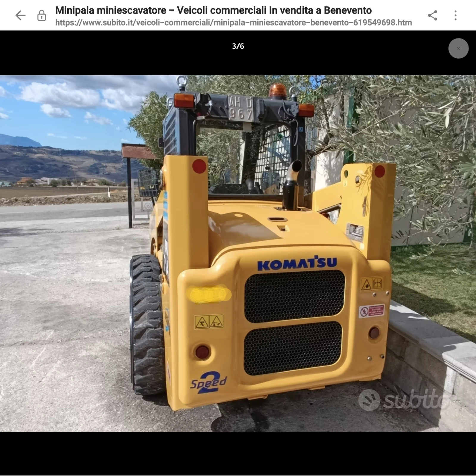 Мини челни товарачи Komatsu SK714-1500Часа-УНИКАТ - изображение 4