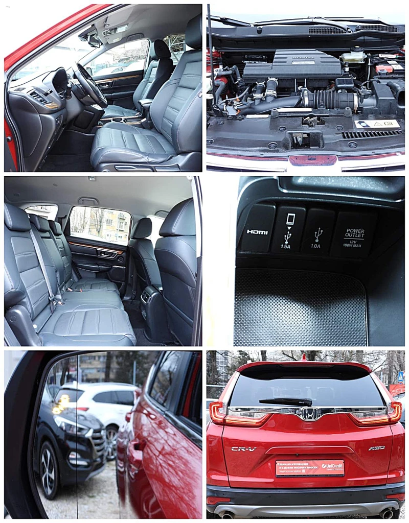 Honda Cr-v 1.5ШВЕЙЦАРИЯ-ДИСТРОНИК/7места/КОЖА/LANE ASSIST/4x4, снимка 17 - Автомобили и джипове - 53447943