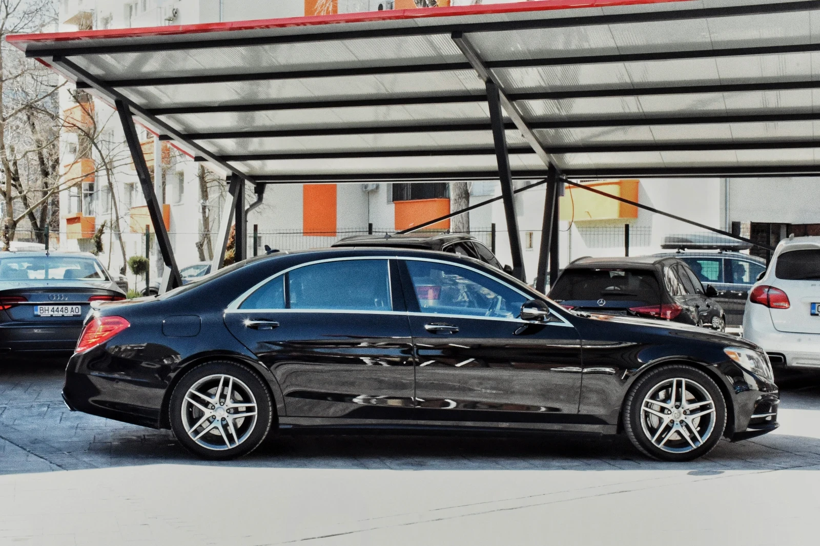 Mercedes-Benz S 550 4MATIC | V8 BITURBO | AMG | FULL | BURM | PANO, снимка 4 - Автомобили и джипове - 53836607