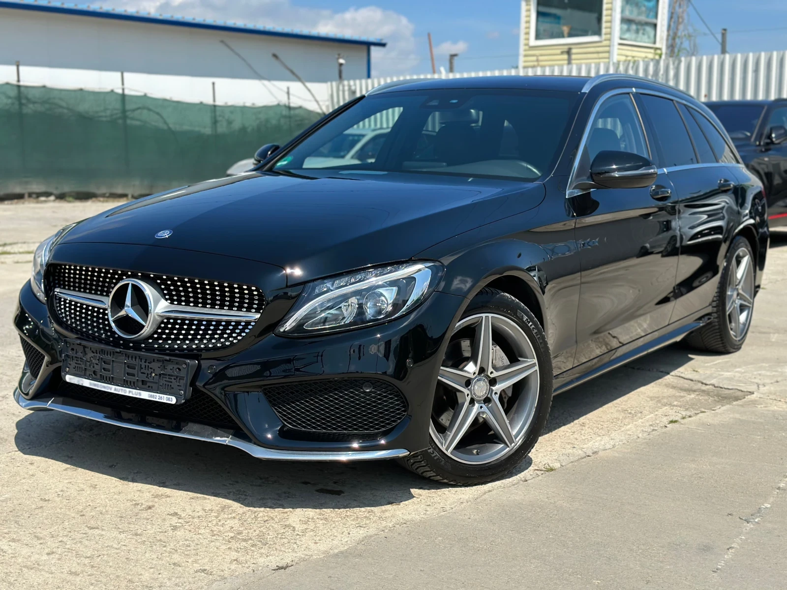 Mercedes-Benz C 220 AMG DIAMOND CHROME-226 ХИЛ.КМ-AIRMATIC-ACC-КАМЕРА, снимка 2 - Автомобили и джипове - 54789933