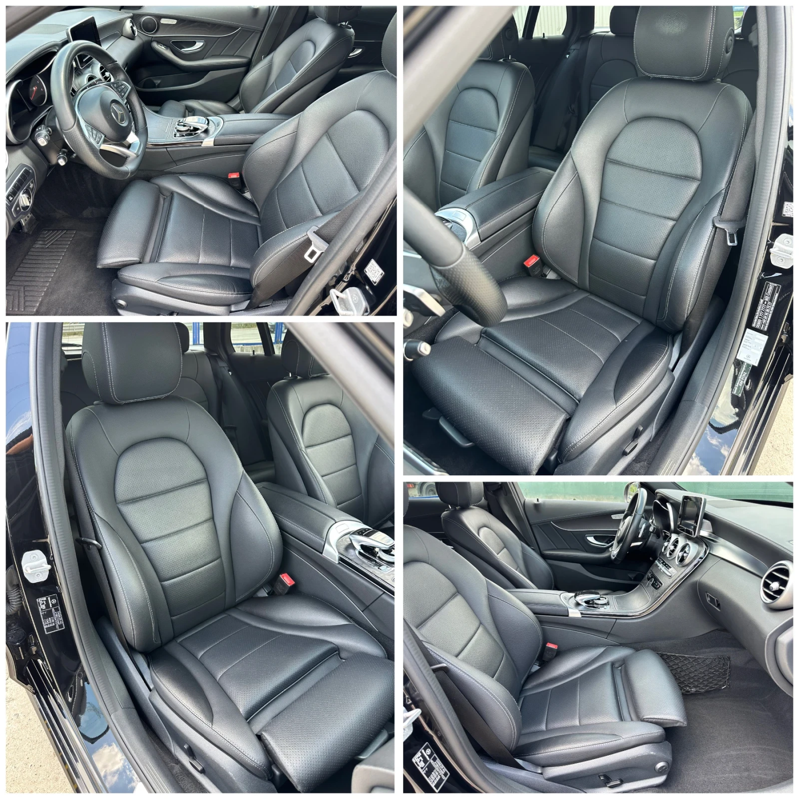 Mercedes-Benz C 220 AMG DIAMOND CHROME-226 ХИЛ.КМ-AIRMATIC-ACC-КАМЕРА, снимка 12 - Автомобили и джипове - 54789933