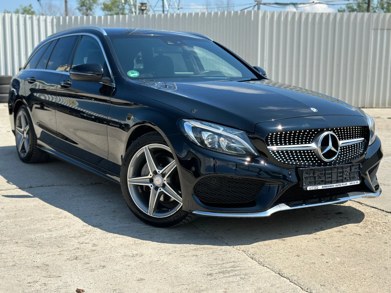 Mercedes-Benz C 220 AMG DIAMOND CHROME-226 ХИЛ.КМ-AIRMATIC-ACC-КАМЕРА, снимка 5 - Автомобили и джипове - 54789933