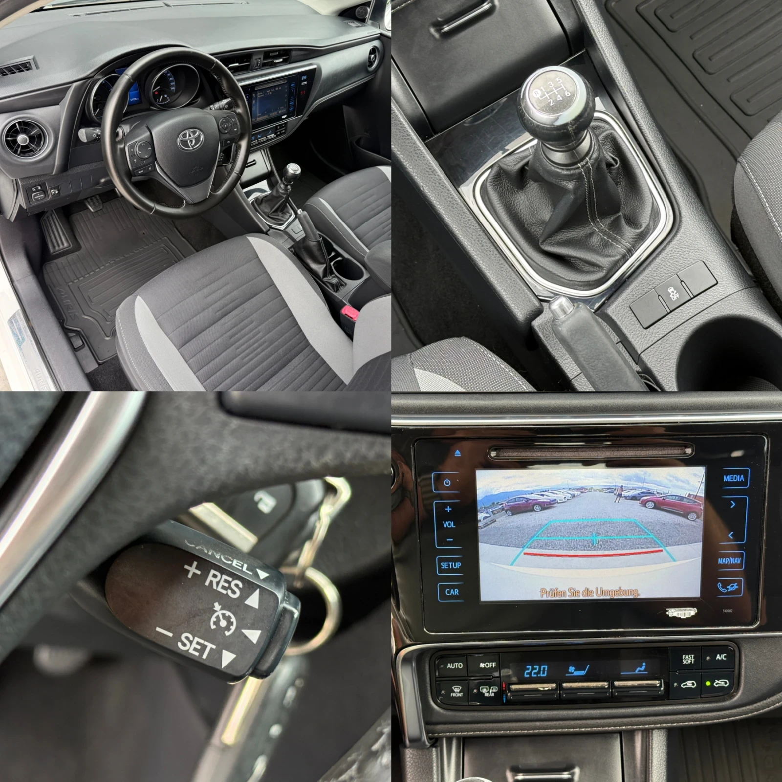 Toyota Auris 1.4D4D, LED, EURO 6B! * 124 000км* KTEO OK! Уникат, снимка 17 - Автомобили и джипове - 54946526