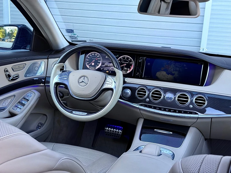 Mercedes-Benz S 500 AMG* PANO* DISTRONIC* BURMESTER* TV, снимка 8 - Автомобили и джипове - 51516183