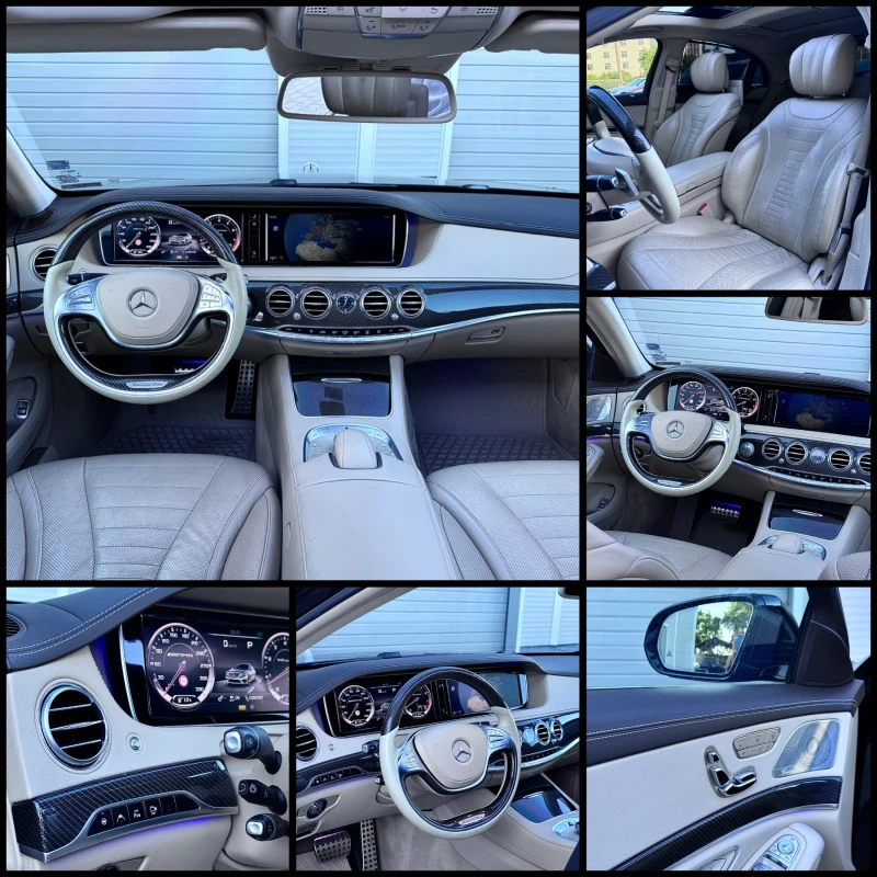 Mercedes-Benz S 500 AMG* PANO* DISTRONIC* BURMESTER* TV, снимка 15 - Автомобили и джипове - 51516183