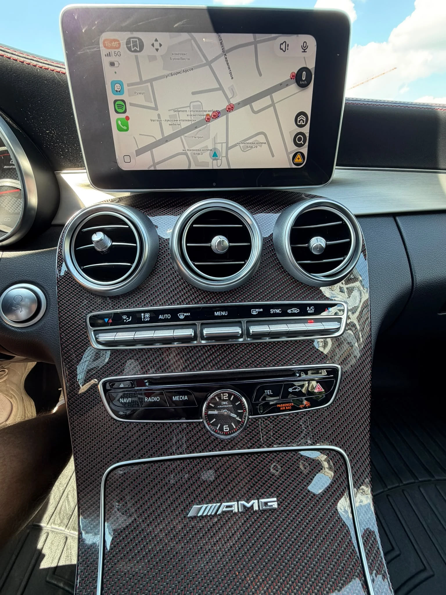 Mercedes-Benz C 63 AMG S Edition One, снимка 10 - Автомобили и джипове - 55378677