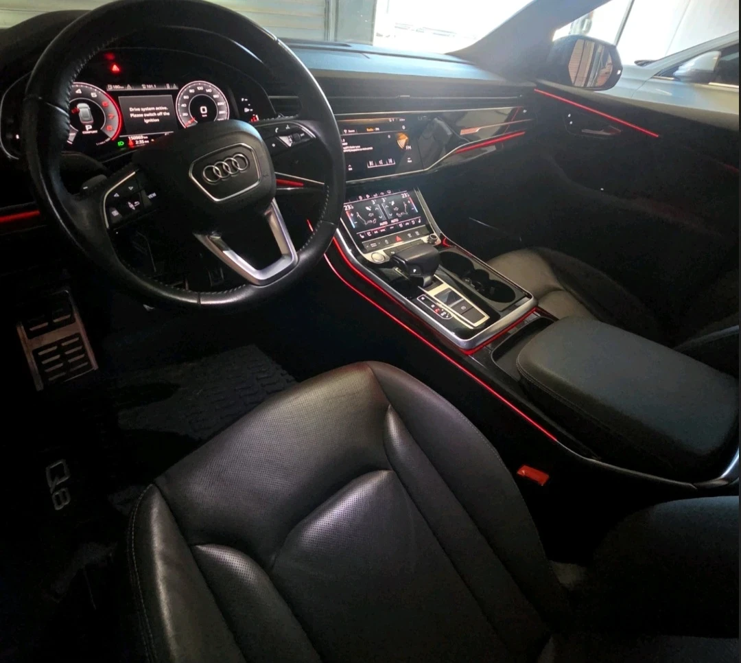 Audi Q8 3.0 mild hybrid 340 к.с като нова, снимка 9 - Автомобили и джипове - 54032864