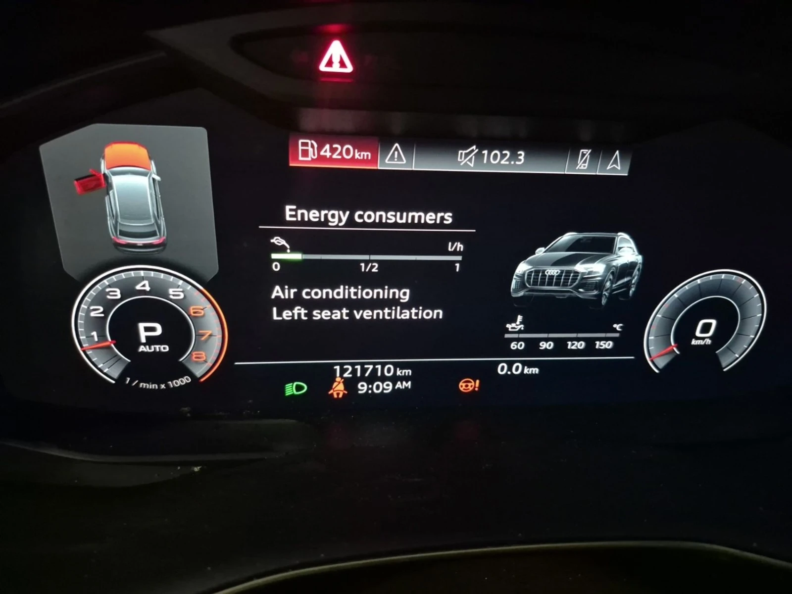 Audi Q8 PROGRESSIV* QUATTRO* ПОДГРЕВ* ОБДУХВАНЕ* ПАНО* , снимка 8 - Автомобили и джипове - 55511322