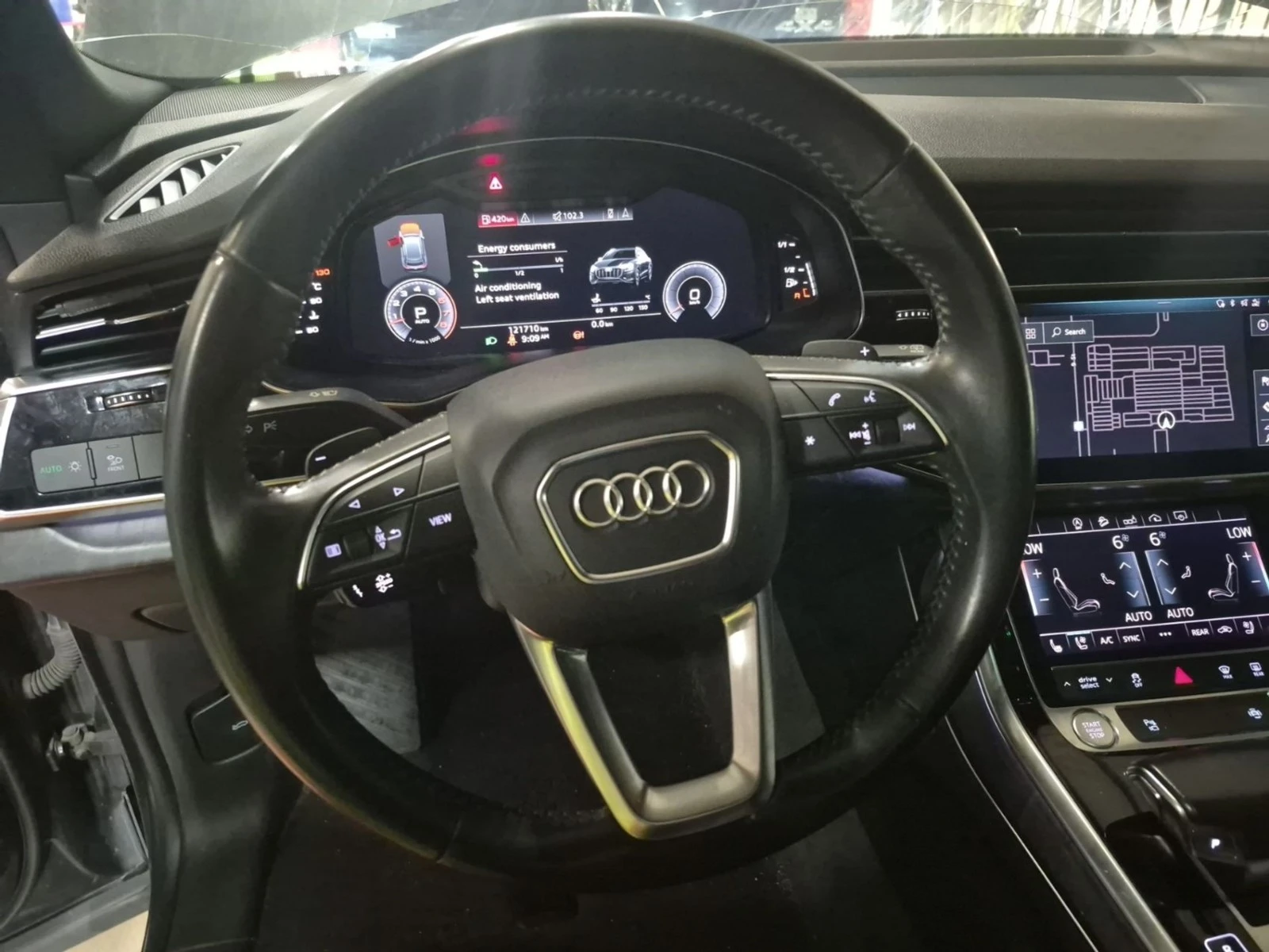 Audi Q8 PROGRESSIV* QUATTRO* ПОДГРЕВ* ОБДУХВАНЕ* ПАНО* , снимка 14 - Автомобили и джипове - 55511322
