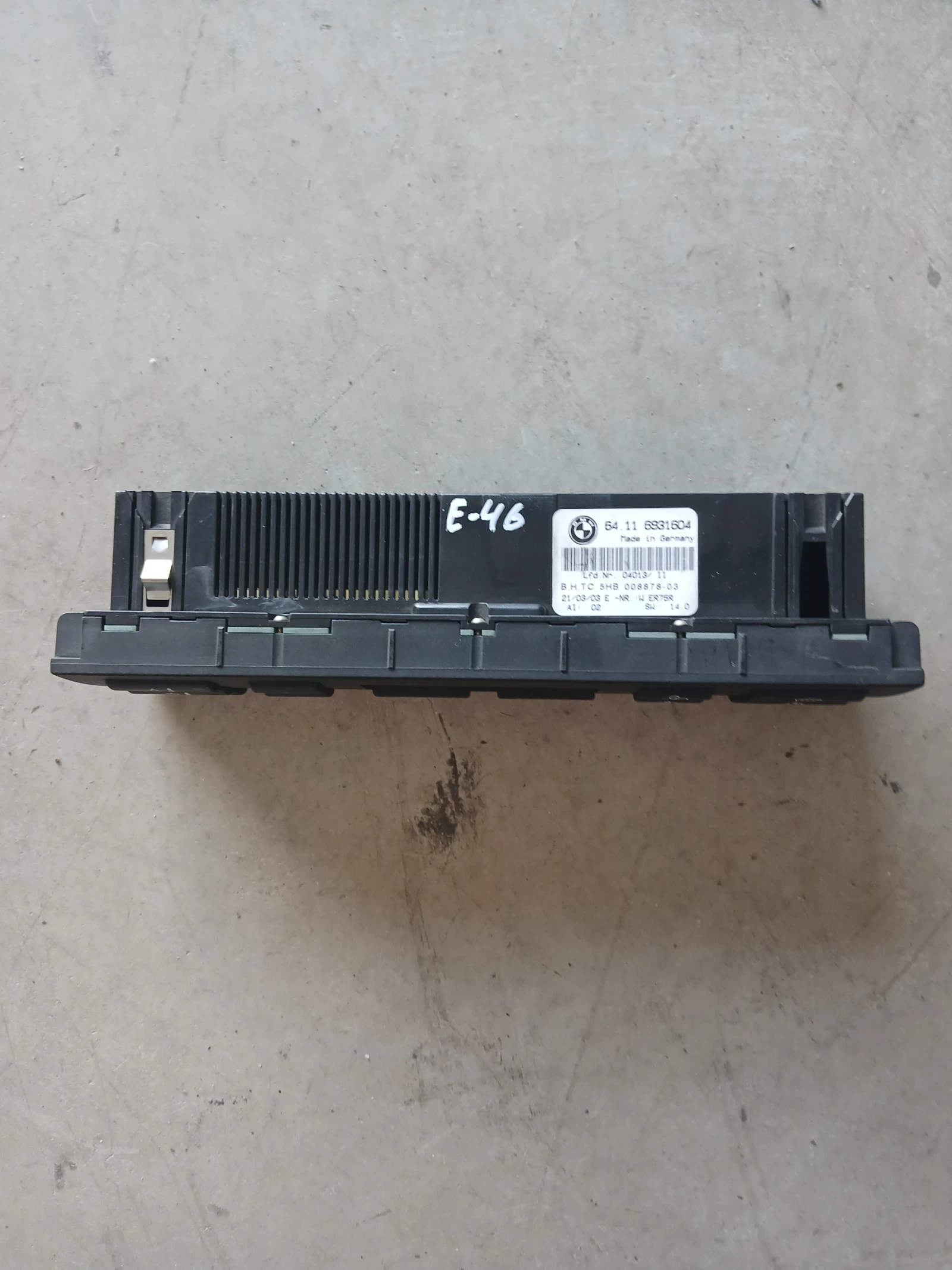 64116931604 климатроник BMW E46, снимка 2 - Части - 54852682