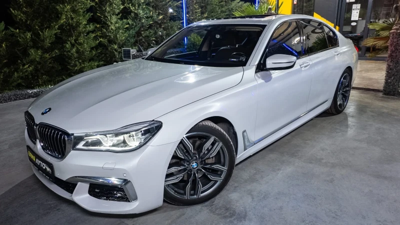 BMW 730 D XDRIVE LONG FULL M PACK БЯЛА ПЕРЛА ЛИЗИНГ 100%, снимка 2 - Автомобили и джипове - 51556161