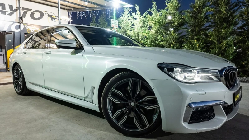 BMW 730 D XDRIVE LONG FULL M PACK БЯЛА ПЕРЛА ЛИЗИНГ 100%, снимка 4 - Автомобили и джипове - 51556161