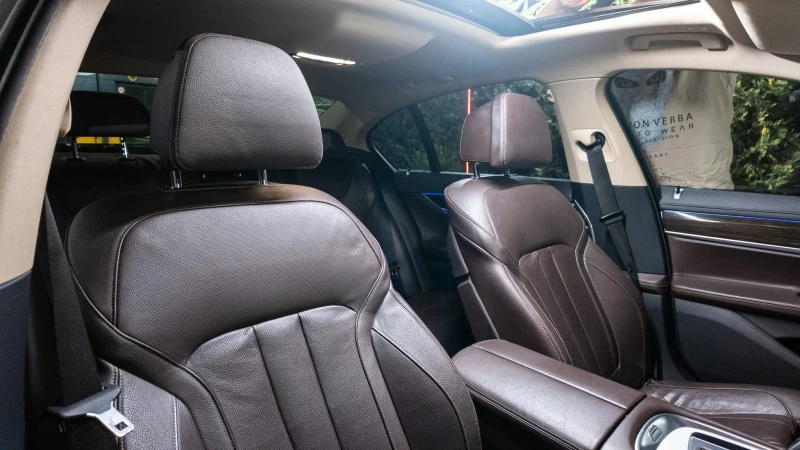 BMW 730 D XDRIVE LONG FULL M PACK БЯЛА ПЕРЛА ЛИЗИНГ 100%, снимка 14 - Автомобили и джипове - 51556161