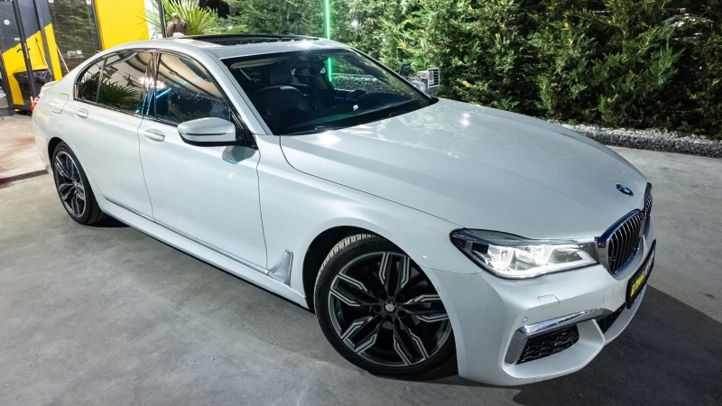BMW 730 D XDRIVE LONG FULL M PACK БЯЛА ПЕРЛА ЛИЗИНГ 100%, снимка 5 - Автомобили и джипове - 51556161