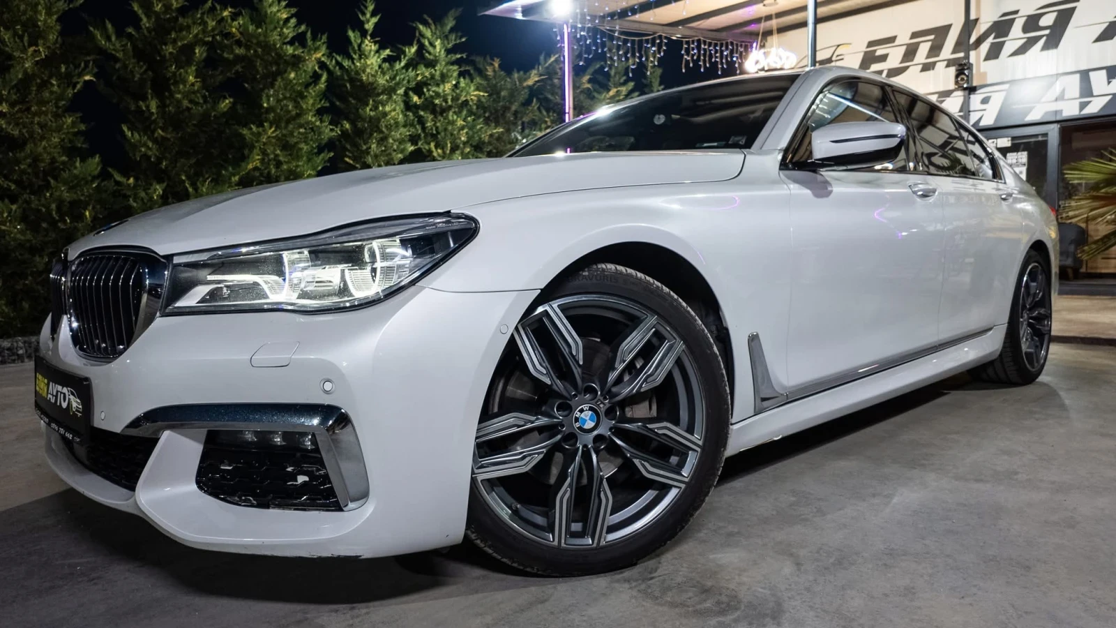 BMW 730 D XDRIVE LONG FULL M PACK БЯЛА ПЕРЛА ЛИЗИНГ 100%, снимка 1