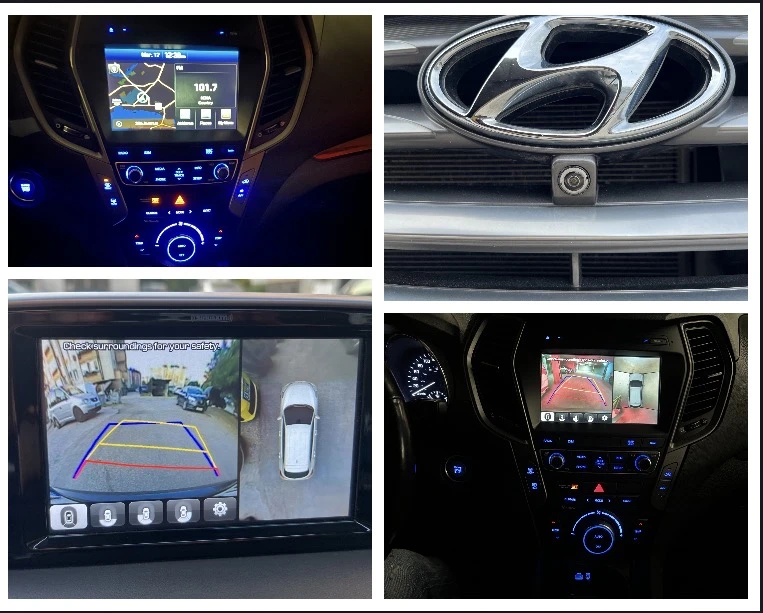 Hyundai Santa fe -360 -Камери+ Панорама+ Кожа+ Обдухване+ FULL-Екст, снимка 17 - Автомобили и джипове - 53894602