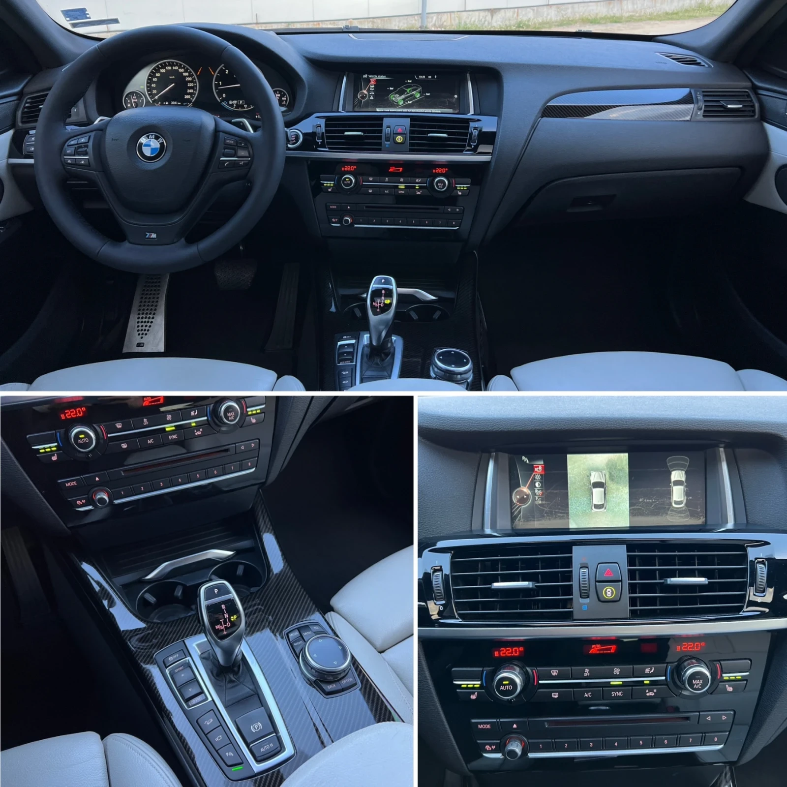 BMW X4 35xd M-pack/Head-up/Дистроник/360камери/Harman, снимка 17 - Автомобили и джипове - 53987683