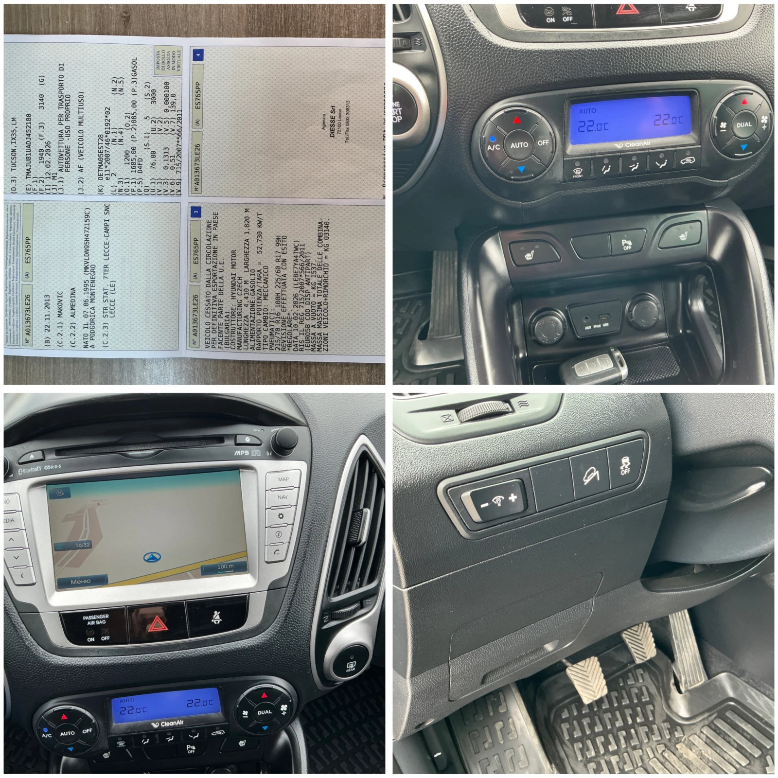 Hyundai IX35 1.7 CRDI, снимка 16 - Автомобили и джипове - 54220157