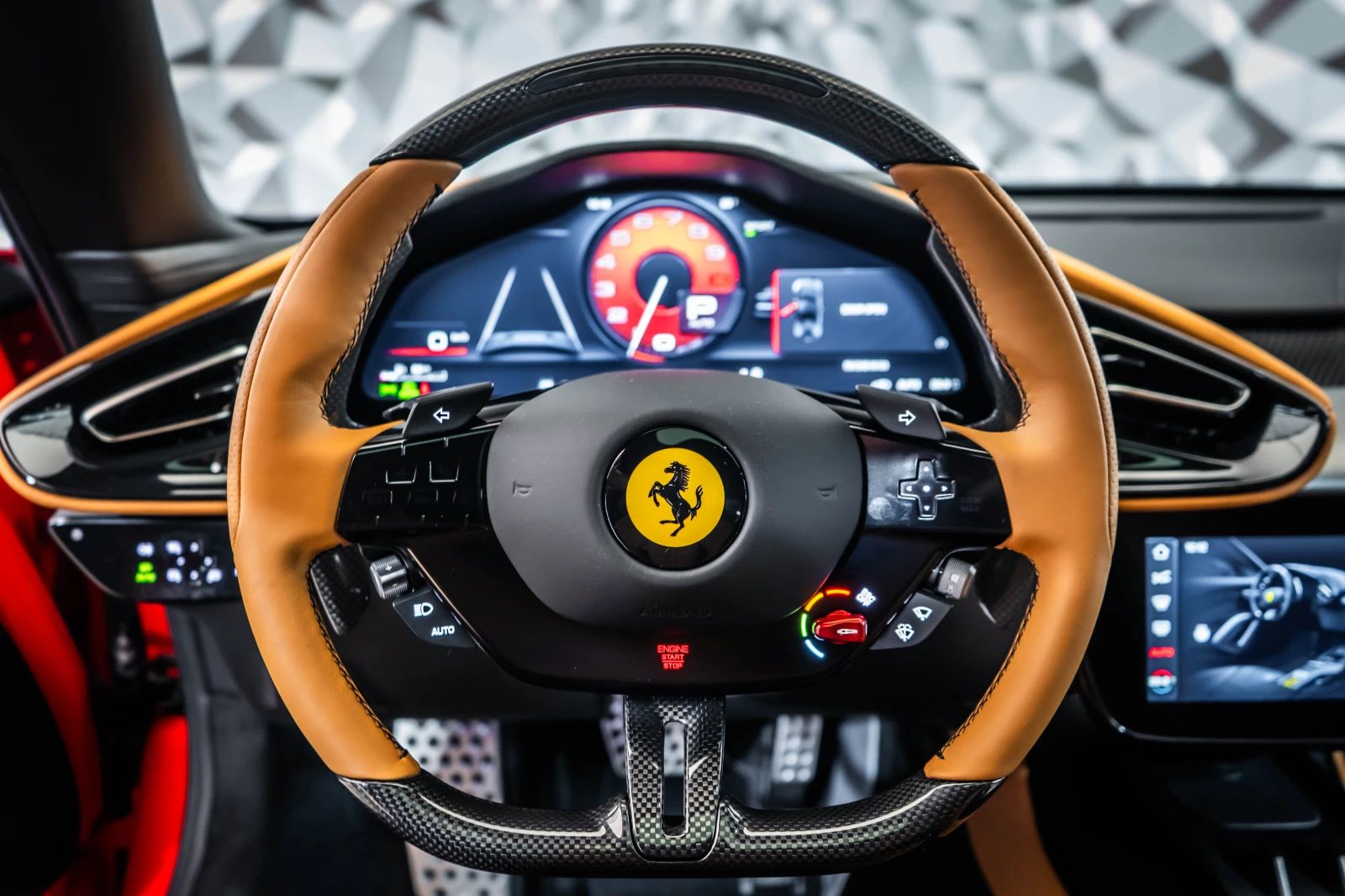 Ferrari 812 Superfast 12 Cilindri Rosso Corsa / Cuoio interior - изображение 10