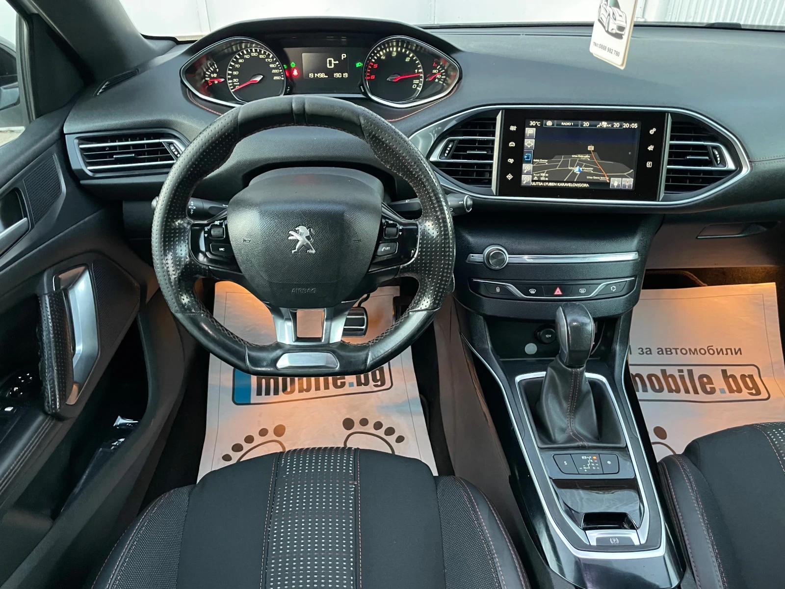Peugeot 308 1.6 HDi 120HP* GT-LINE* Avtomatic* FullLed, снимка 15 - Автомобили и джипове - 55742675