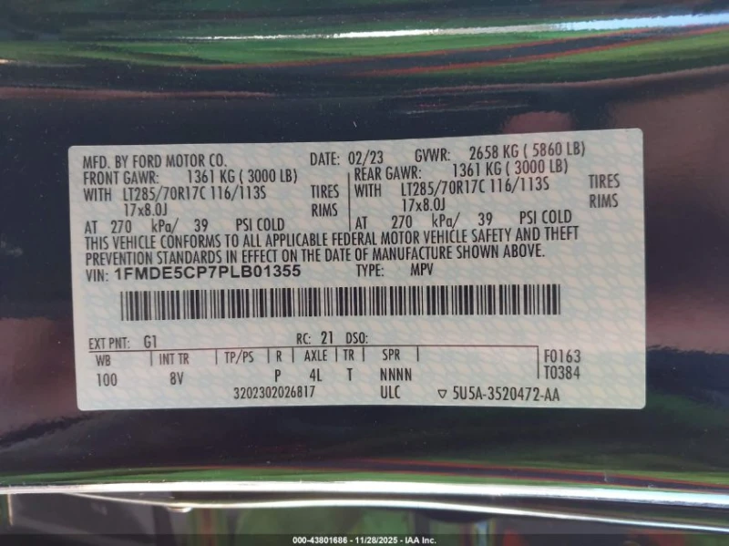 Ford Bronco 2.7L V-6 DI, DOHC, VVT, TURBO, 315HP 4X4 Drive, снимка 14 - Автомобили и джипове - 52776959