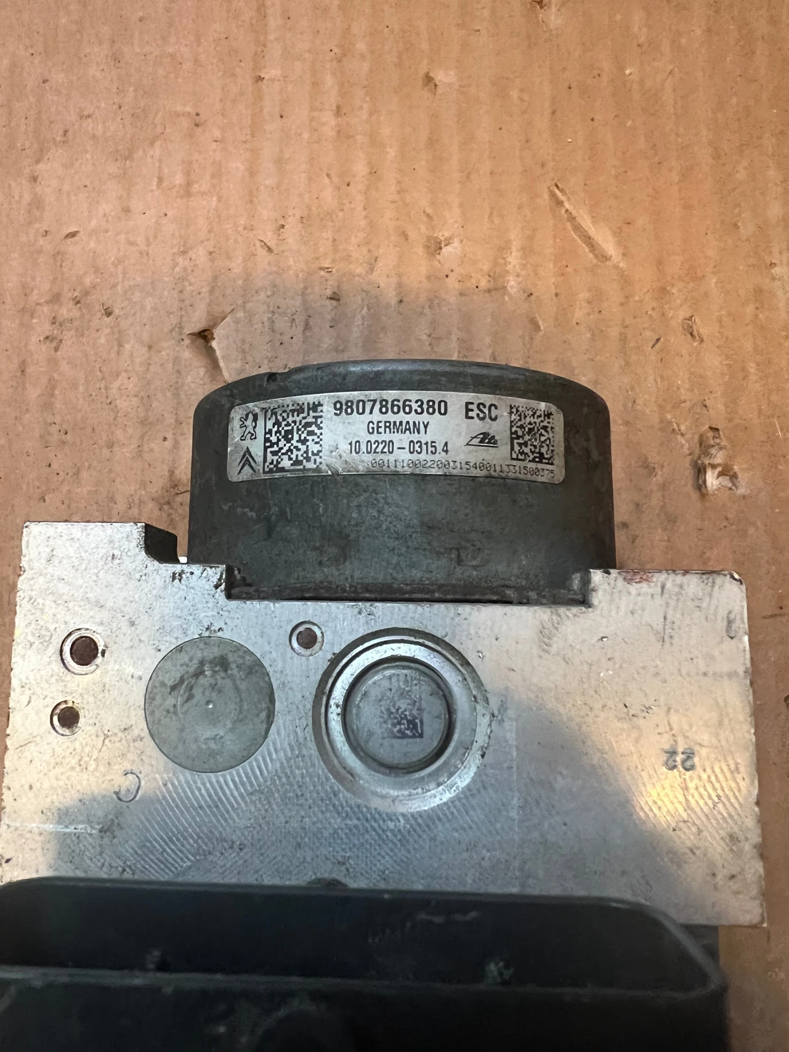 9807866380 ABS  PEUGEOT CITROEN   Ate 10.0220-0315.4 10.0915-3928.3  ESCMK100G2CEM00 | Mobile.bg   3