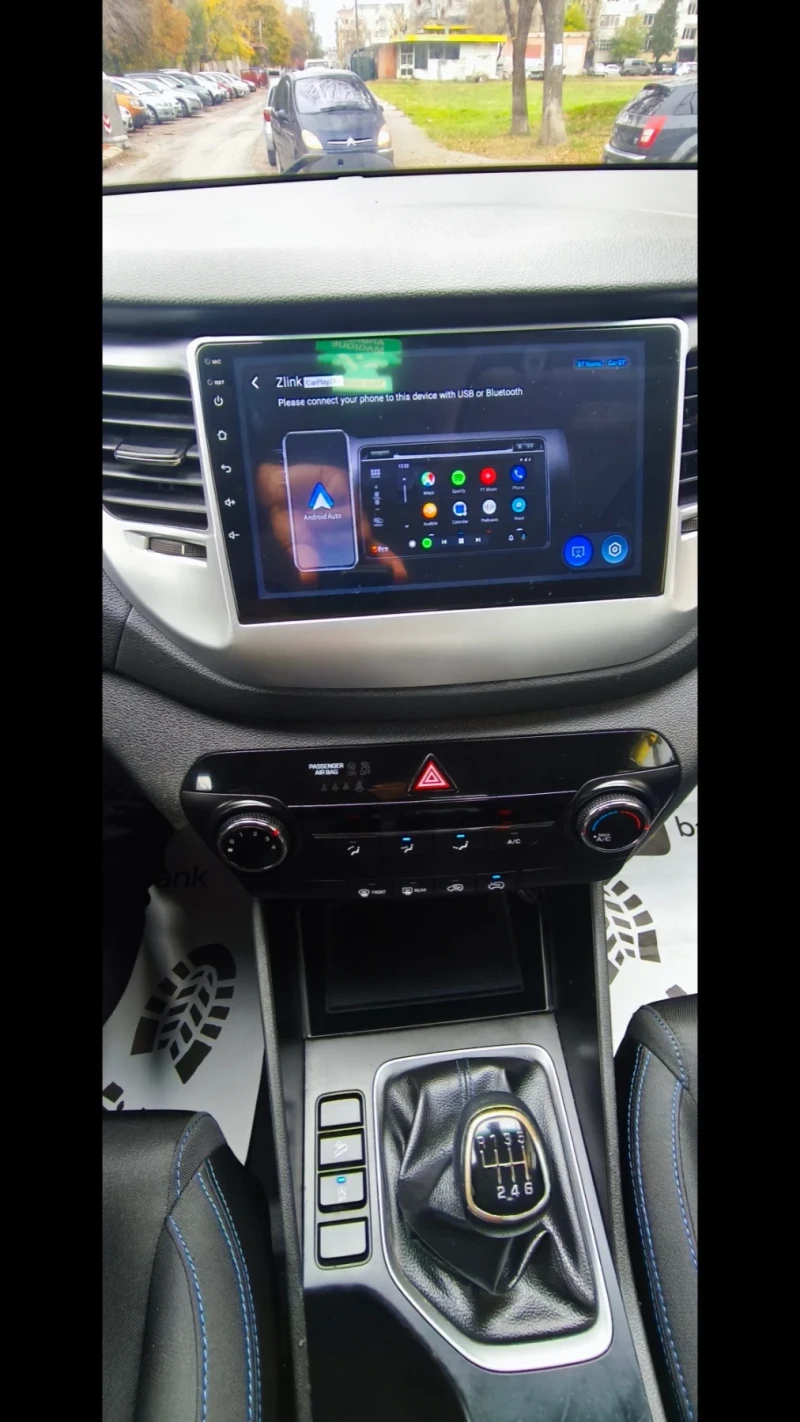 Hyundai Tucson 1.6i-132к.с Доказуеми-140х.км Навигация, снимка 11 - Автомобили и джипове - 52302773