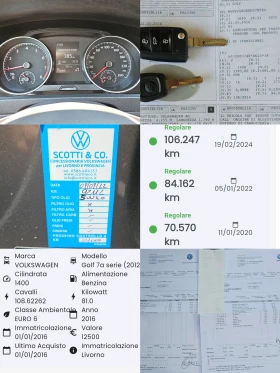 Обява за продажба на VW Golf 1.4TGI/117000km/6ск/ACC/NAVI/БЛУТУТ/EURO 6B/ТОП ~15 900 лв. - изображение 11