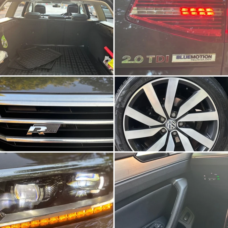VW Passat R Line BluMotion Матрикс/Дигитал/Пано/Масаж/Кожа, снимка 17 - Автомобили и джипове - 52112203