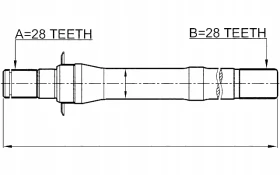 Вал полуоска Hyundai IX35 4WD/Kia Sportage 2.0I 4WD 2010- RH 495602S050 / 495602S060, снимка 4