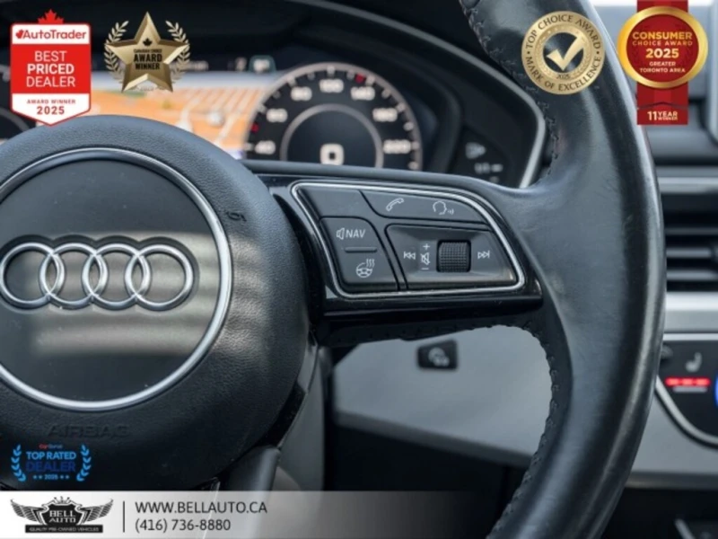 Audi A4 * Technik | NAVI | 360CAM | B&O | SUNROOF | LOWKMS, снимка 12 - Автомобили и джипове - 52924391