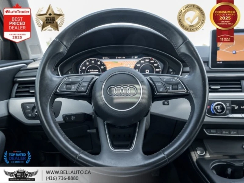 Audi A4 * Technik | NAVI | 360CAM | B&O | SUNROOF | LOWKMS, снимка 11 - Автомобили и джипове - 52924391