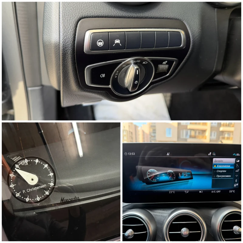 Mercedes-Benz C 220 AMG LINE/PANORAMA/DIGITAL/360/DISTRONIC+ /BURM, снимка 16 - Автомобили и джипове - 52998122