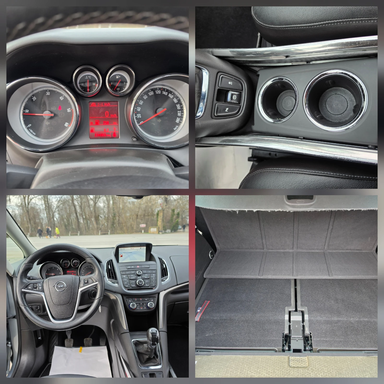 Opel Zafira 2.0CDTI FULL 7 МЕСТА, снимка 15 - Автомобили и джипове - 53967616