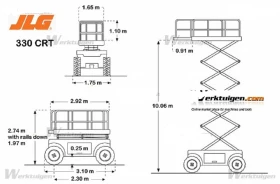 Автовишка Друга марка JLG 330CRT  4x4, снимка 16